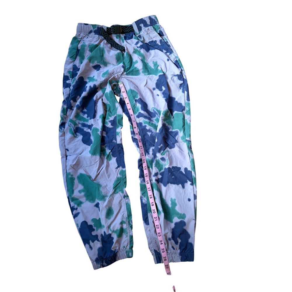 Mountain Hardwear Stryder Camo Hiking Jogger Pants Blue Green Small Gorpcore - Picture 7 of 10